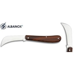 Couteau serpette 16,8cm bois - Albainox