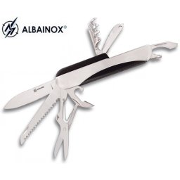 Couteau multifonction acier 9 outils, pince - Albainox
