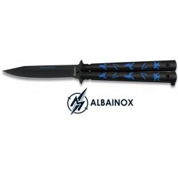 Balisong couteau papillon 22,3cm ALBAINOX - Design Ninja
