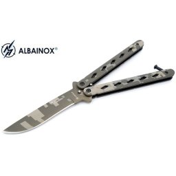 Balisong couteau papillon 21,5cm Anubis - ALBAINOX