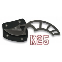 Couteau titane full tang 14cm, port cou - K25 RUI