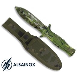 Poignard couteau 24cm camouflage militaire
