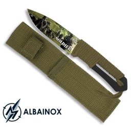 Couteau soldat militaire 21,5cm - Full tang tout acier