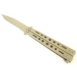 Balisong couteau papillon 22cm Tricks Gris