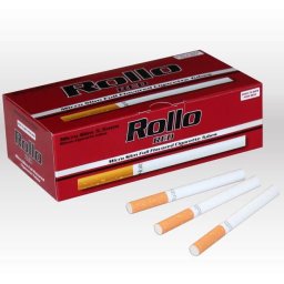 200 Tubes Micro Slim Rollo Rouge (5.5mm)