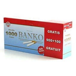 1000 Tubes cigarettes Banko