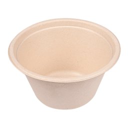 Saladier en cellulose naturelle fibre de canne sucre - Naturel - 750