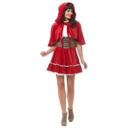 buttinette Déguisement ""chaperon rouge"" pour femmes