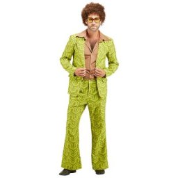Costume rétro pour hommes, vert