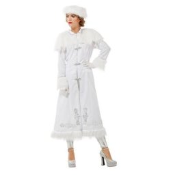 Manteau ""princesse des neiges"", blanc/argent