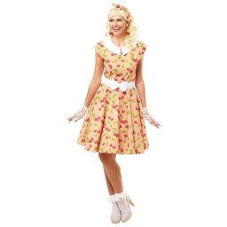buttinette Robe rock'n'roll ""cerises"" pour femmes