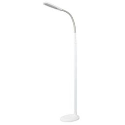 Lampadaire LED ""degrés de lumière"", blanc