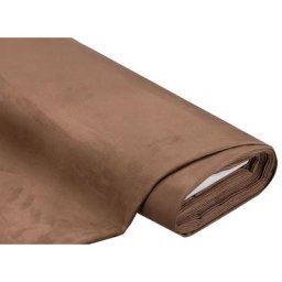 Tissu velours d'ameublement, toffee