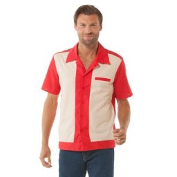 Chemise de bowling pour hommes