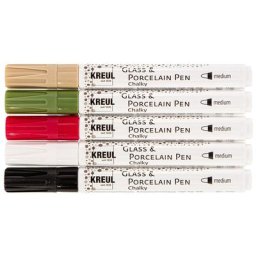 C. Kreul Set de feutres pour porcelaine ""Chalky