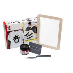 Marabu Kit de sérigraphie pour textiles