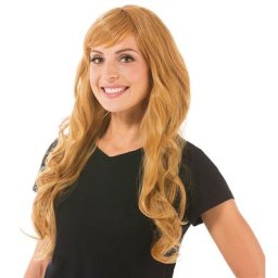 Perruque à cheveux longs ""Mélanie"", blond foncé