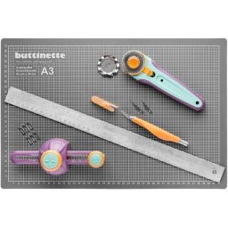 buttinette Set de découpe ""magnétique"" avec tapis de découpe, 45 x 30 cm