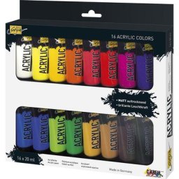 C. Kreul Peintures acryliques, 16x 20 ml