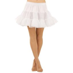 Jupon sous-robe avec apprêt rigide, pour enfants, blanc