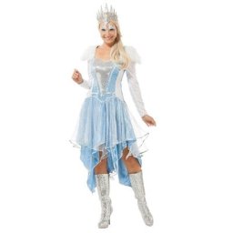 Déguisement ""princesse des glaces"", bleu glacier/argenté