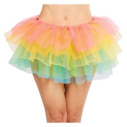 Jupe en tulle pour adultes ""arc-en-ciel
