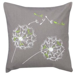 Housse de coussin à broder ""aigrette de pissenlit