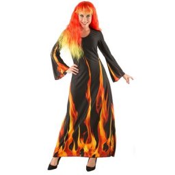 Costume Halloween ""magie du feu"" pour femmes