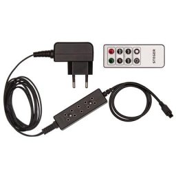 Transformateur de lumière (constante/vacillante) avec minuterie et télécommande