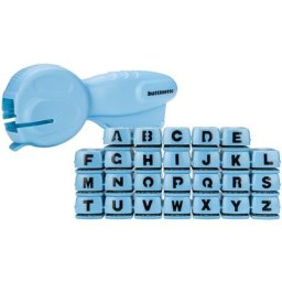 buttinette Kit de perforatrices ""alphabet"", 1,2 cm