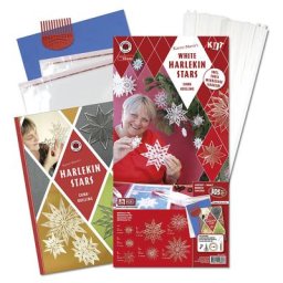 Kit créatif quilling ""étoiles arlequin"" de Karen Marie