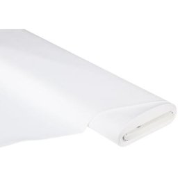 Tissu coton-lin ""nature"", blanc