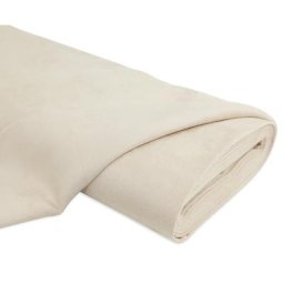Tissu velours d'ameublement, écru