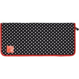 Prym Étui pour aiguilles à tricoter ""Polka Dots"", noir/blanc/rouge