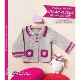 Livre ""Crochet et tricot en coton pour bébé