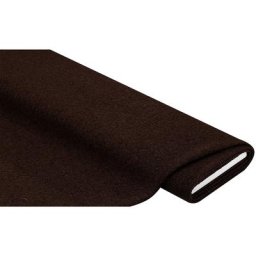 Tissu pour manteaux ""Pierre"" en pure laine, marron