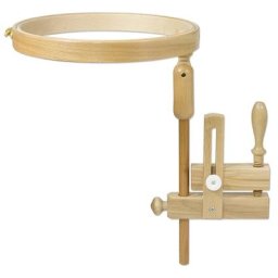 Tambour à broder avec fixation de table