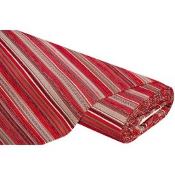 Tissu d'ameublement à rayures ""Pernitz"", rouge