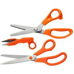 Set de ciseaux, orange, 3 pièces