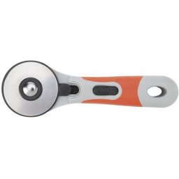 buttinette Cutter rotatif, dim. lame : 60 mm Ø, longueur : 19,5 cm