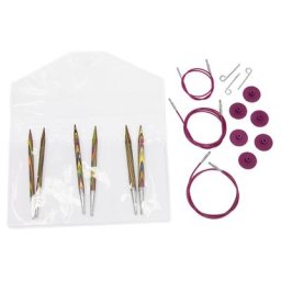 Knit Pro Set d´aiguilles circulaires ""Symfonie"", bois de bouleau, épaisseurs : 9, 10 et 12