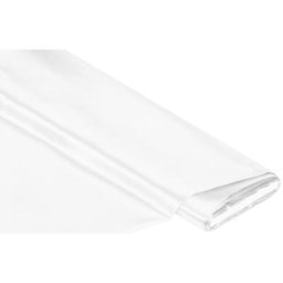 Tissu satin ignifuge, blanc