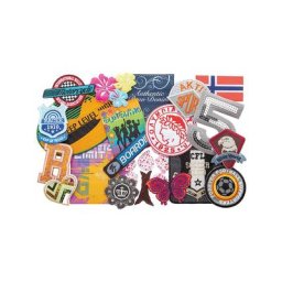 buttinette Écussons ""universel"", contenu : 20 pièces