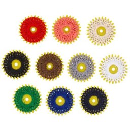 buttinette Fil résistant, multicolore, 10 pièces à 20 m