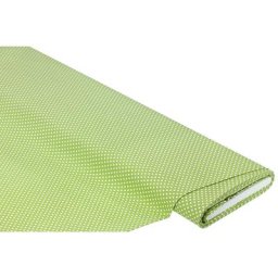 Tissu coton ""mini-losange"", vert/blanc