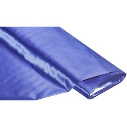Tissu satin uni ""Gala"", bleu azur
