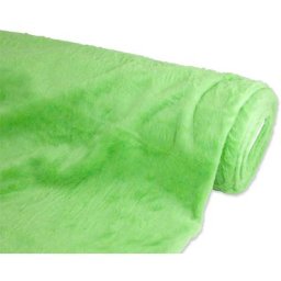 Tissu peluche, vert clair