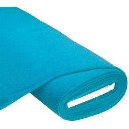 Tissu polaire, turquoise
