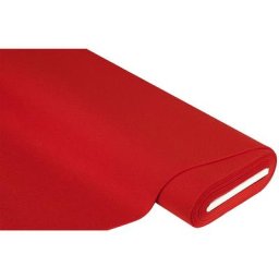 Feutrine épaisse, rouge, 4 mm