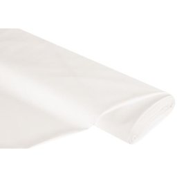 Tissu polyester uni, blanc